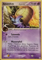 EX Holon Phantoms 74/110 Amonitas δ