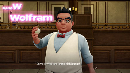 Bild von Servierer Wolfram beim Z-A Royale in Pokémon-Legenden: Z-A