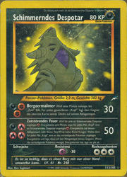 Neo Destiny 113/105 Schimmerndes Despotar