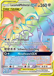 Kräfte im Einklang 224/214 Lucario & Melmetal TAG TEAM GX