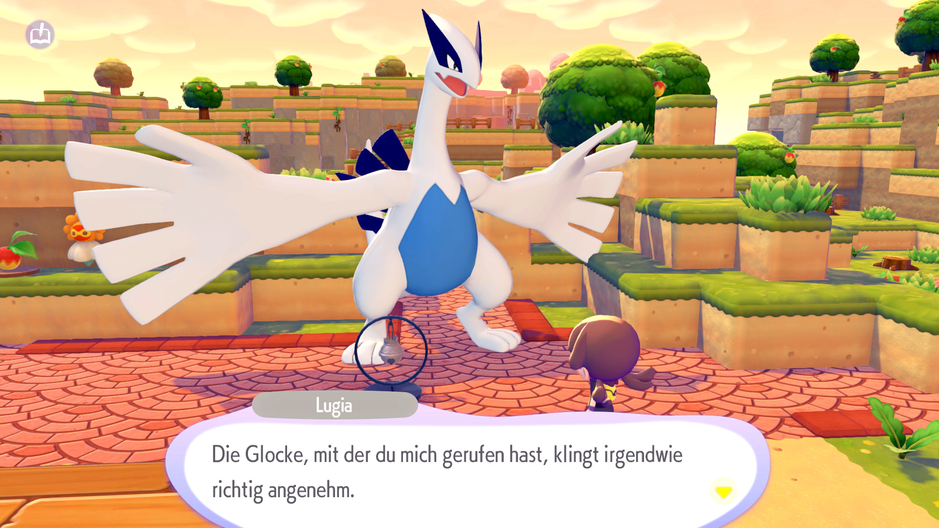 Screenshots zu Lugia in Pokémon Pokopia Screenshots zu Lugia in Pokémon Pokopia