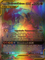 Welten im Wandel 259/236 Reshiram & Zekrom TAG TEAM GX