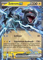 Schwarze Blitze 034/086 Zekrom ex