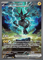 Schwarze Blitze 166/086 Zekrom ex