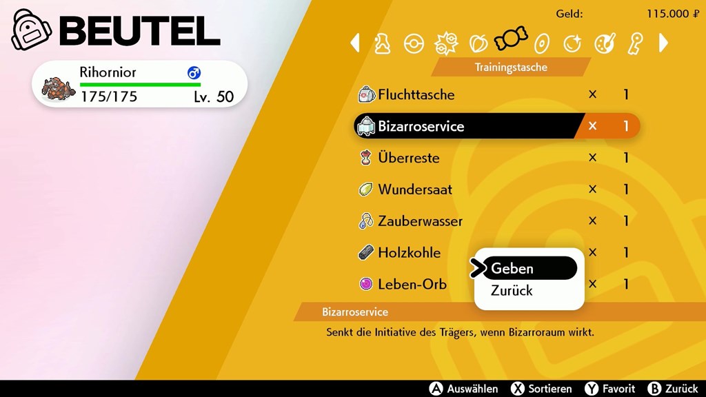 Screenshot Items Screenshot