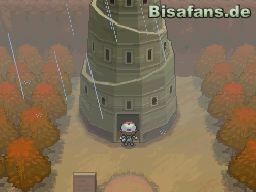 Im oberen linken Teil der Route ist der Turm des Himmels Im oberen linken Teil der Route ist der Turm des Himmels