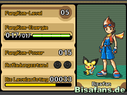 Ein Screenshot des Menüs, in dem einige Werte einsehbar sind Ein Screenshot des Menüs, in dem einige Werte einsehbar sind