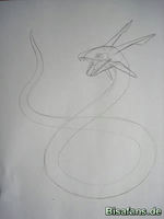 Zeichenkurs Rayquaza - Schritt 4