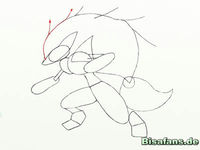 Zeichenkurs Zoroark - Schritt 5