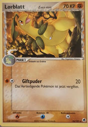 EX Dragon Frontiers 26/101 Lorblatt δ