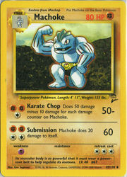 Base Set 2 49/130 Machoke