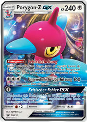 SM Black Star Promos SM216 Porygon-Z GX