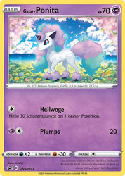 SWSH Black Star Promos SWSH013 Galar-Ponita