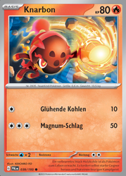 Entwicklungen in Paldea 039/193 Knarbon