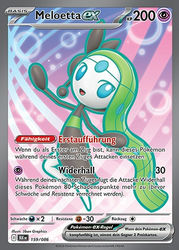 Schwarze Blitze 159/086 Meloetta ex