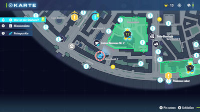 Fundort einer Bunten Schraube in Cyan-Bezirk 7