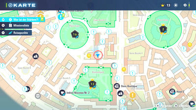 Fundort einer Bunten Schraube in Cyan-Bezirk 3
