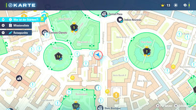 Fundort einer Bunten Schraube in Cyan-Bezirk 3