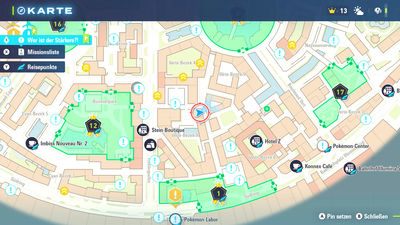 Fundort einer Bunten Schraube in Verte-Bezirk 9