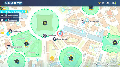 Fundort einer Bunten Schraube in Verte-Bezirk 1