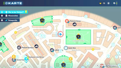 Fundort einer Bunten Schraube in Rouge-Bezirk 7