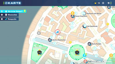 Fundort einer Bunten Schraube in Rose-Bezirk 7