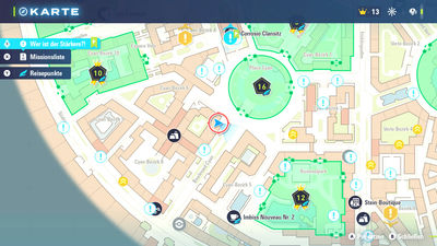 Fundort einer Bunten Schraube in Cyan-Bezirk 6