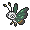Vivillon Dschungelmuster (schillernd)