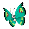 Vivillon Ziergartenmuster (schillernd)