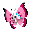 Vivillon Blumenmeermuster (schillernd)